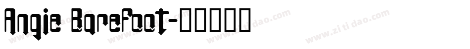 Angie BareFoot字体转换